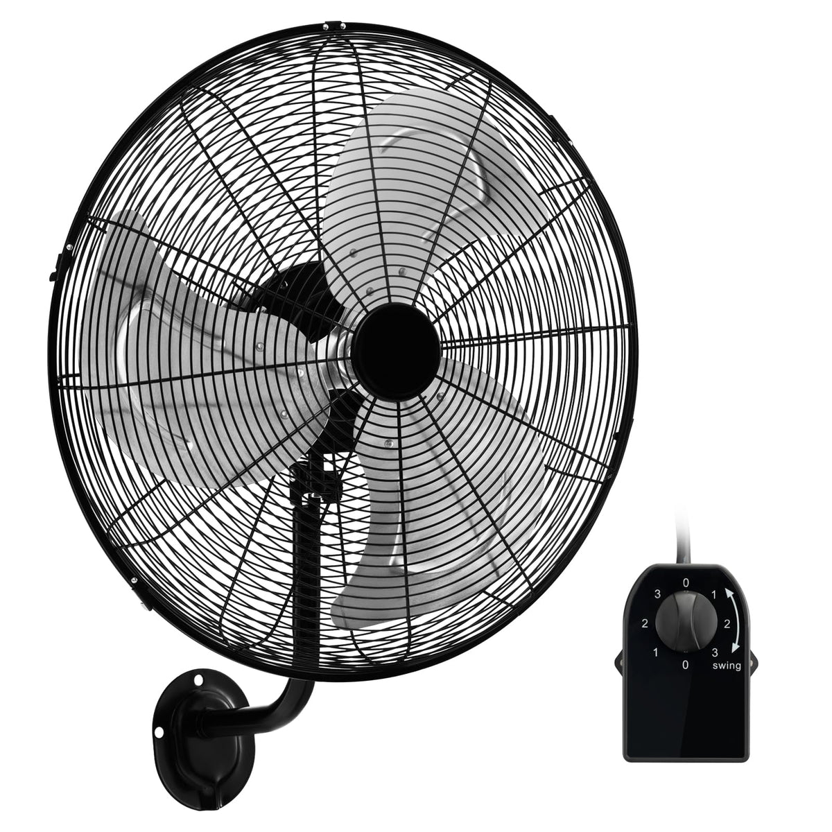 20 Inch Oscillating Wall Fan H677