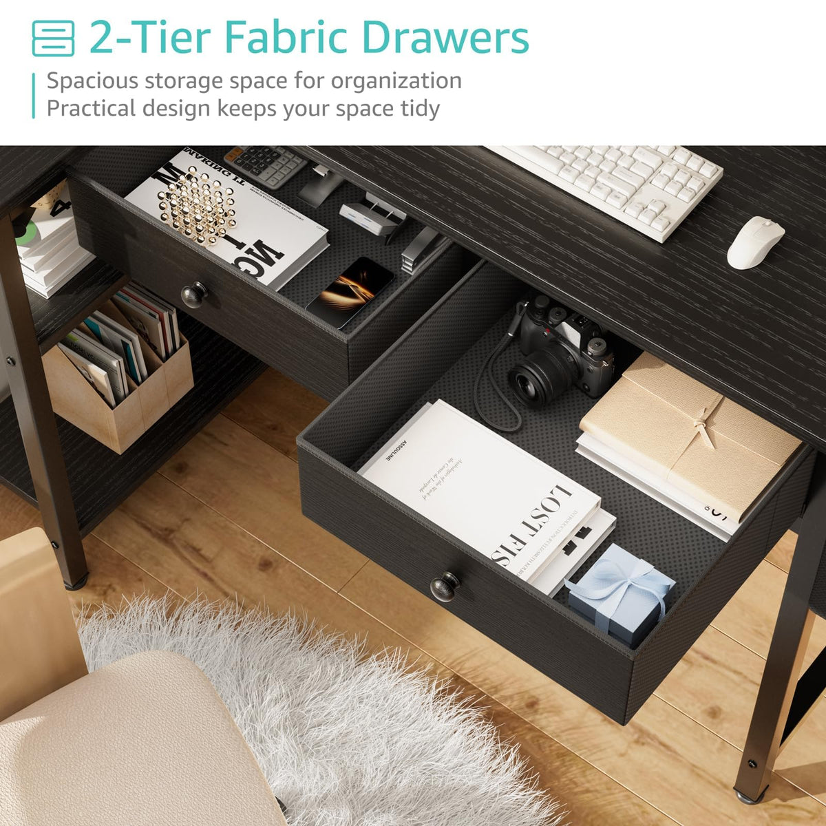 Black Corner Desk R545