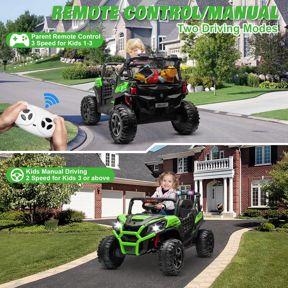 2 Seater 24V Powered Ride on Car with Remote L936