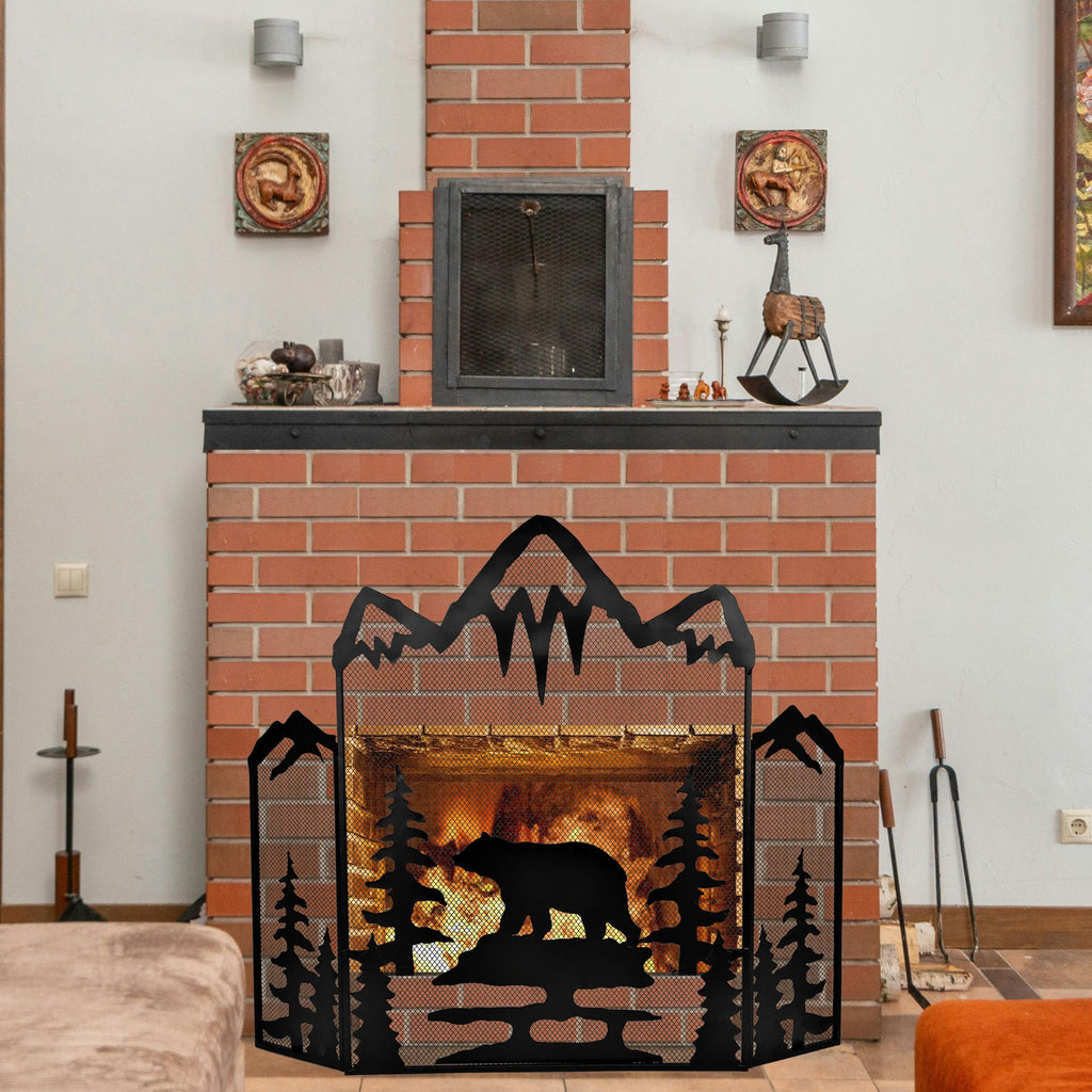 3-Panel Fireplace Screen V54788