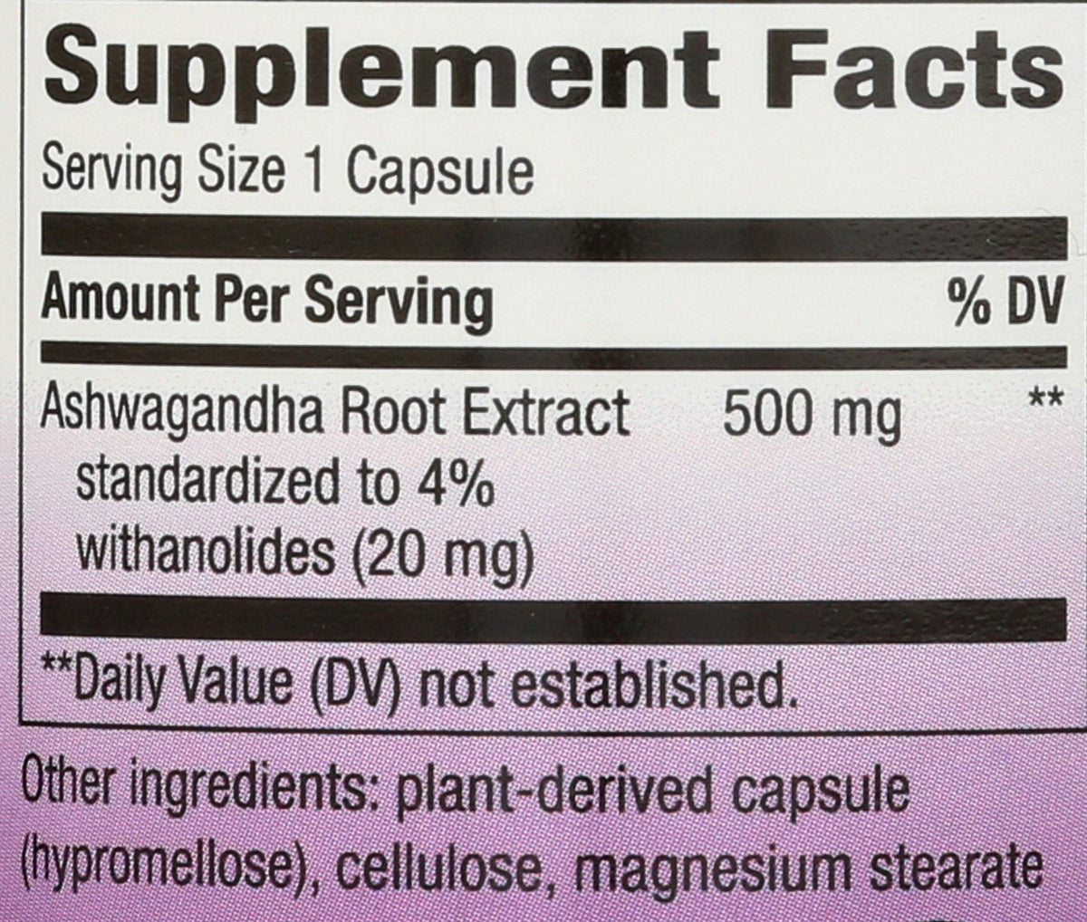 Ashwagandha 60 Capsules B9477