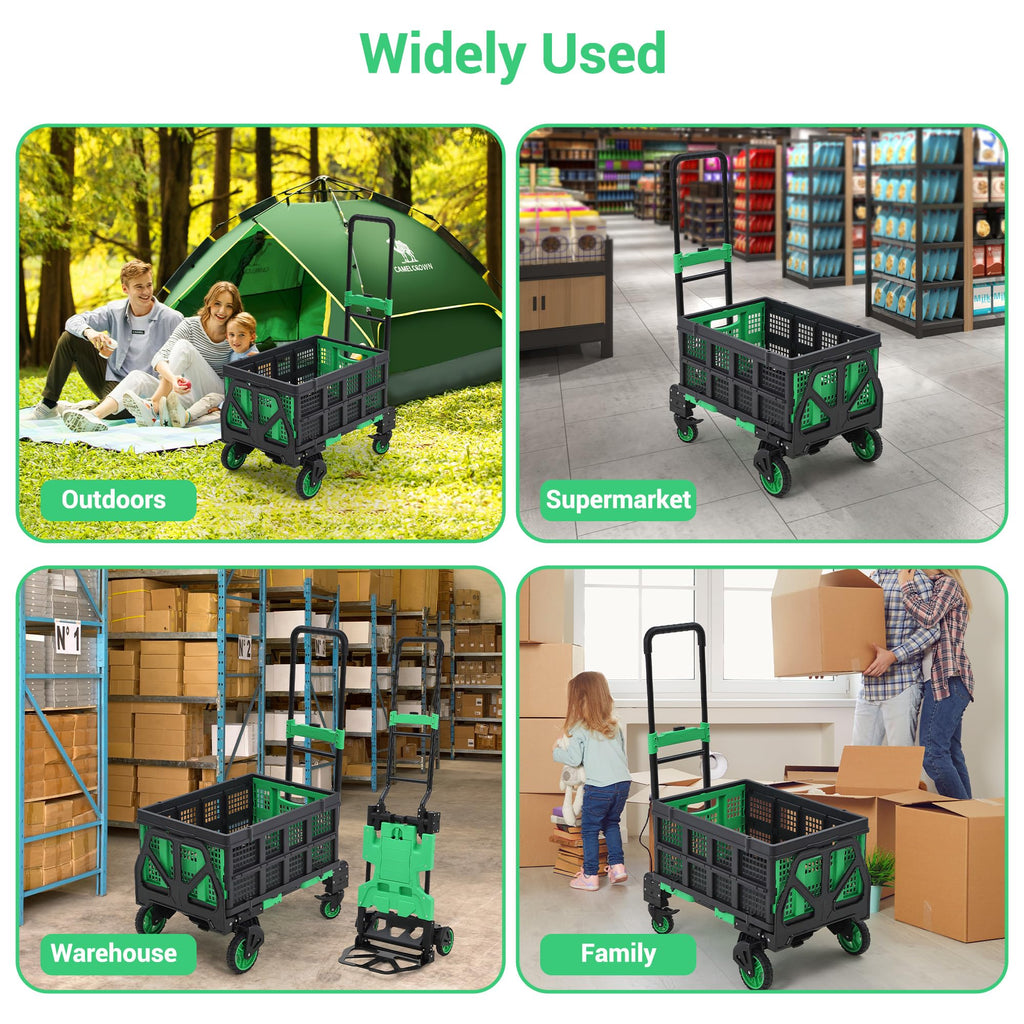 2-in-1 Folding Hand Truck with Basket U598